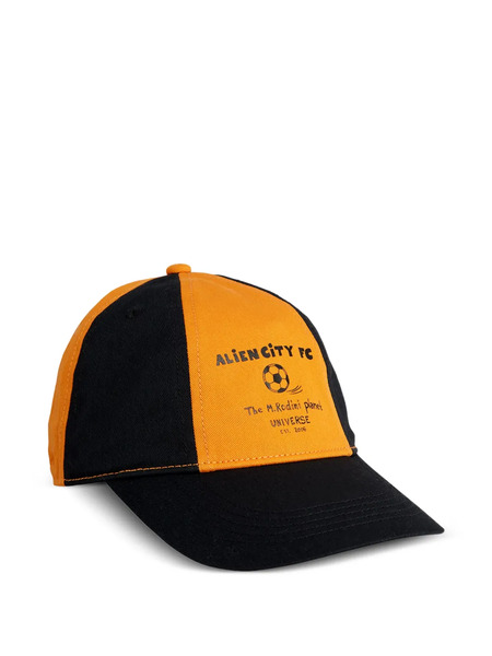  Mini Rodini Alien City Fc Baseball Cap - Black 