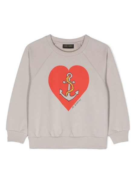  Mini Rodini Anchor-print Sweatshirt - Grey 