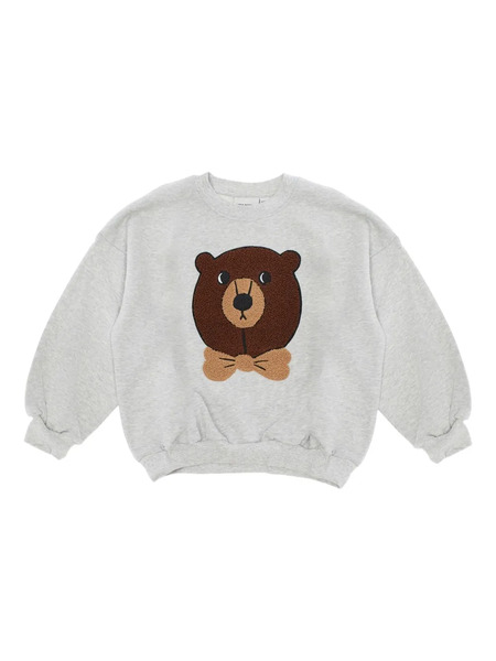 Mini Rodini Bear-motif Sweatshirt - Grey 