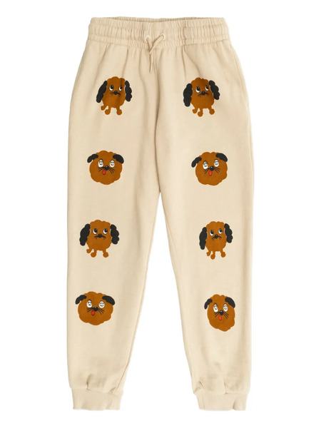  Mini Rodini Doggies Track Pants - Neutrals 