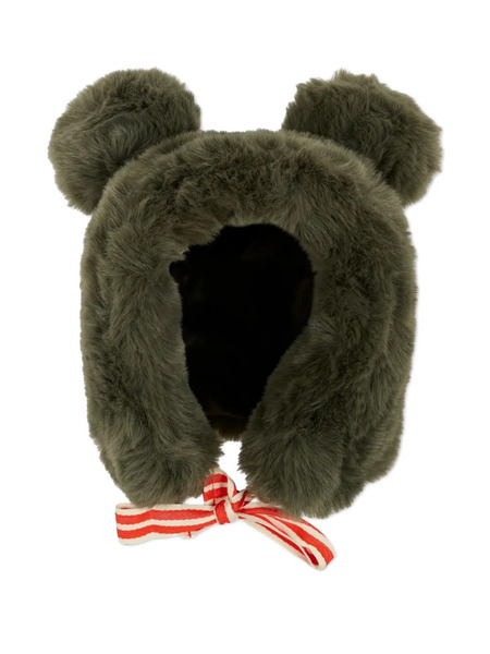  Mini Rodini Ear-flap Hat - Green 