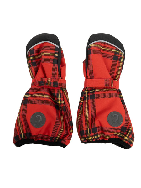  Mini Rodini Edelweiss Mittens - Red 