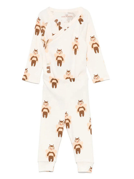  Mini Rodini Graphic-print Tracksuit - Neutrals 