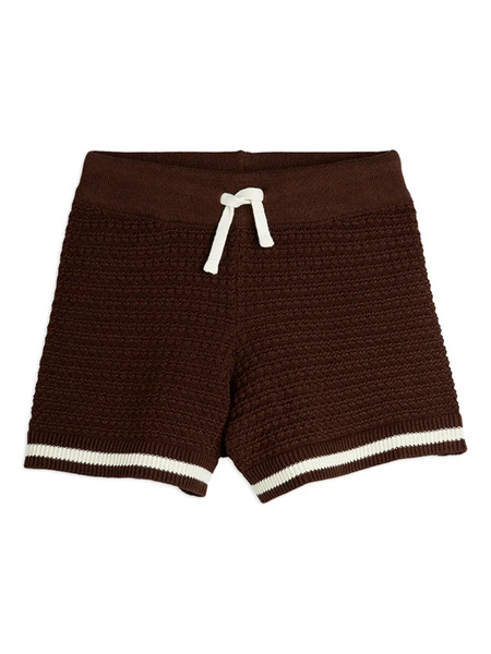  Mini Rodini Knitted Shorts - Brown 