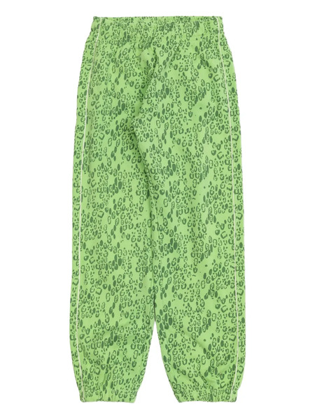  Mini Rodini Leopard-print Track Pants - Green 