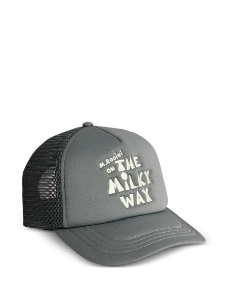  Mini Rodini Lettering-embroidered Baseball Cap - Grey 