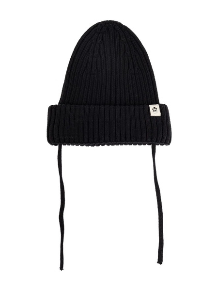  Mini Rodini Logo-patch Beanie - Black 