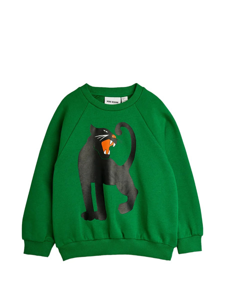 Mini Rodini Panther-print Sweatshirt - Green 