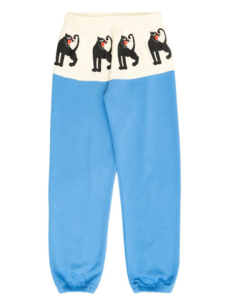  Mini Rodini Panther-printed Track Pants - Blue 