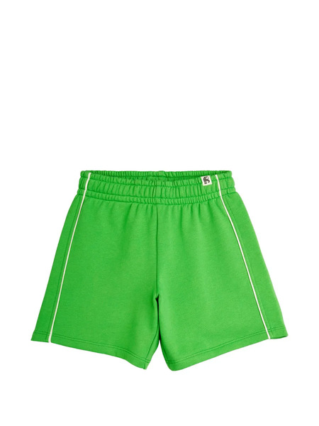  Mini Rodini Piped Trim Shorts - Green 