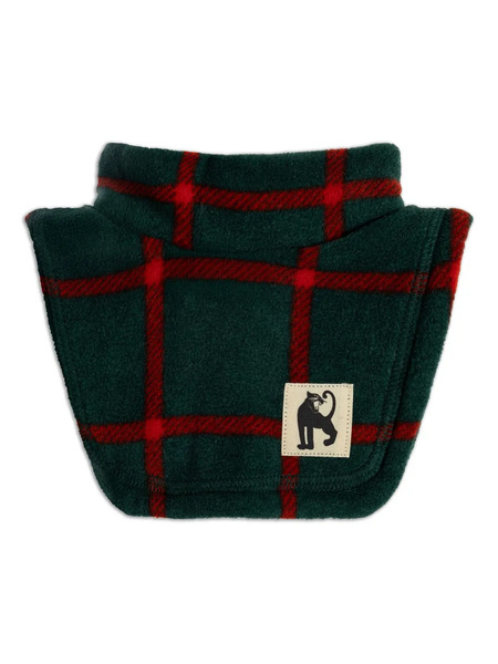  Mini Rodini Plaid Turtleneck Scarf - Green 