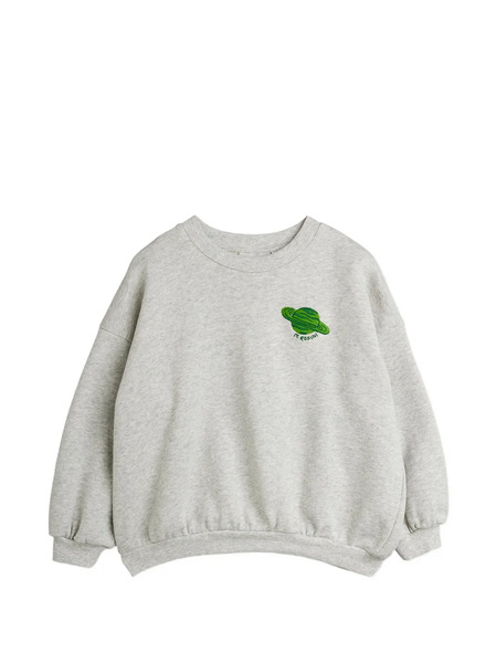  Mini Rodini Planet-embroidery Sweatshirt - Grey 