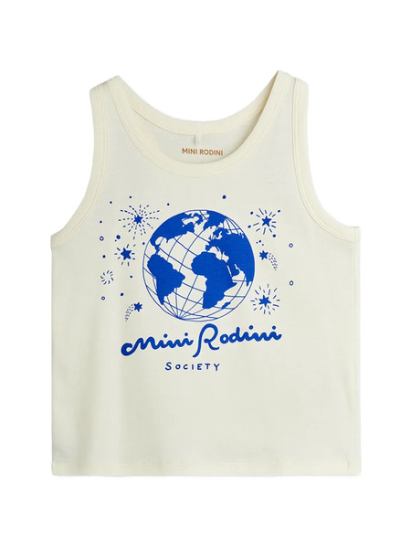  Mini Rodini Planet-print Vest - Neutrals 