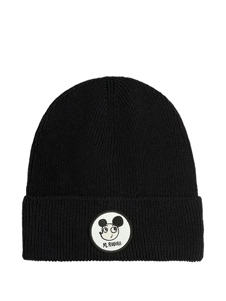  Mini Rodini Ritzratz-patch Beanie - Black 
