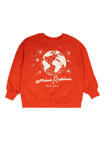  Mini Rodini Mini Rodini Society Sweatshirt - Red 