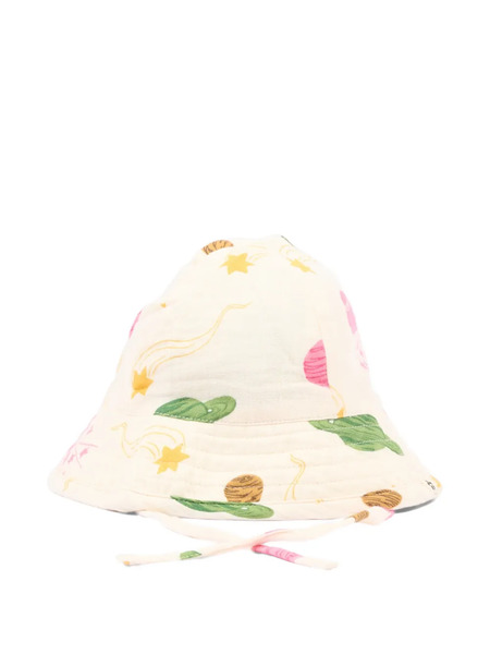  Mini Rodini Space-print Sun Hat - Neutrals 