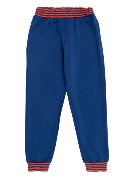  Mini Rodini Striped-trim Track Pants - Blue 