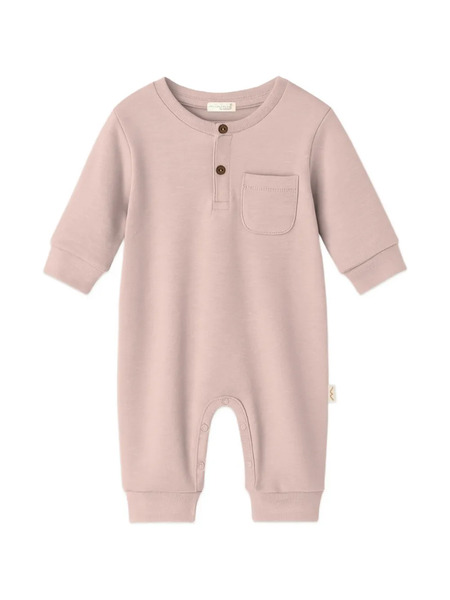  Mininio Chest-pocket Romper - Pink 