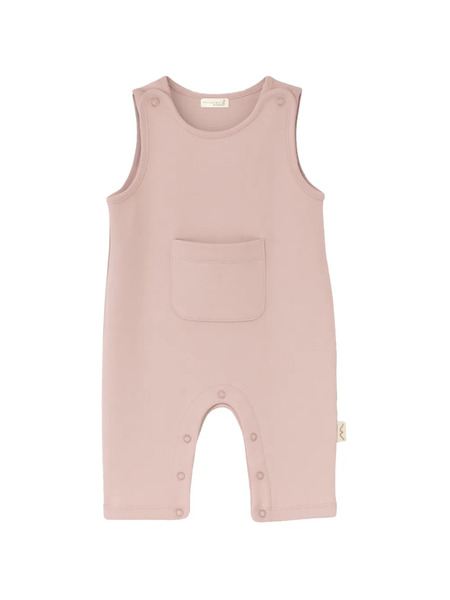  Mininio Patch-pocket Romper - Pink 