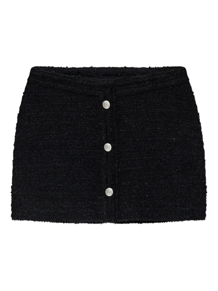  Misbhv Bouclé Mini Skirt - Black 