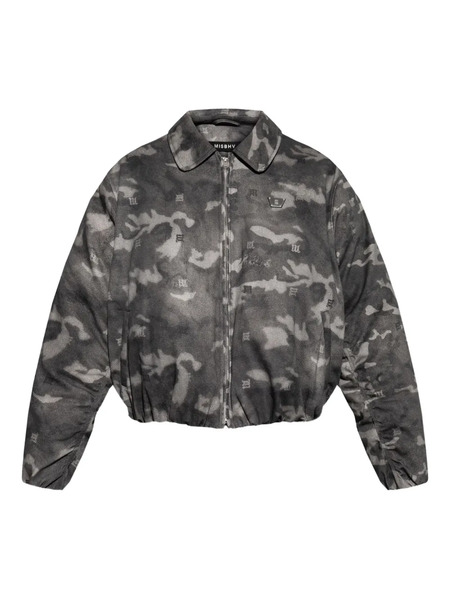  Misbhv Camouflage-print Bomber Jacket - Grey 