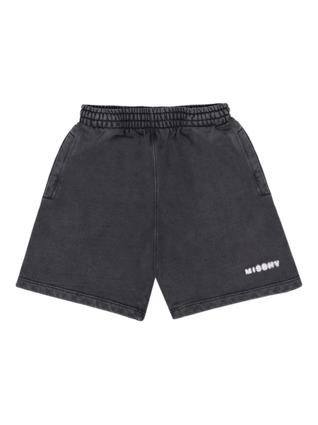  Misbhv Community Elasticated-waist Shorts - Grey 