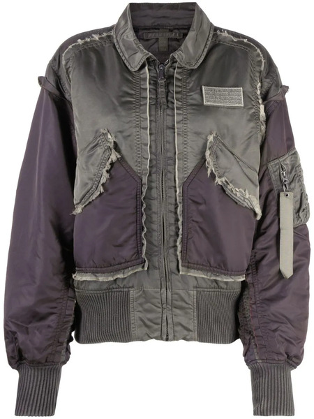  Misbhv Deconstructed Bomber Jacket - Green 