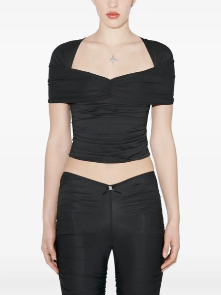  Misbhv Draped Top - Black 