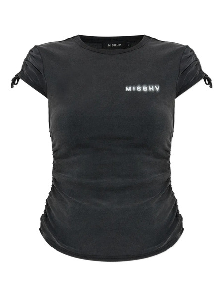  Misbhv Drawstring-sleeve T-shirt - Black 