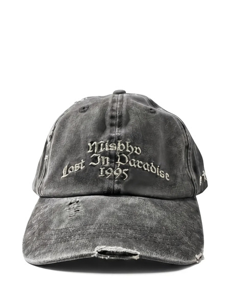  Misbhv Embroidered Distressed Cap - Grey 