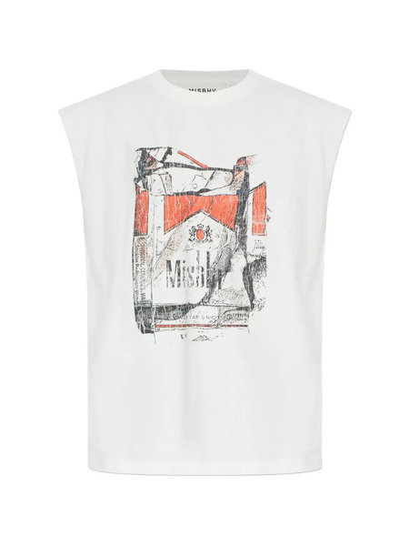  Misbhv Graphic Sleeveless T-shirt - White 