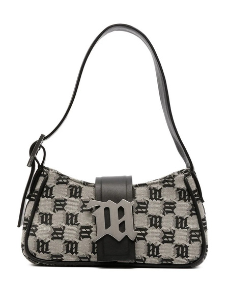  Misbhv Logo-pattern Print Shoulder Bag - Neutrals 