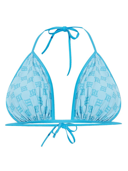  Misbhv Monogram Bikini Top - Blue 