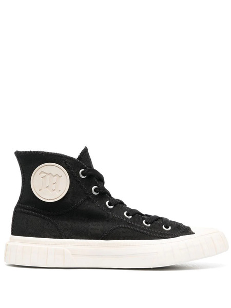  Misbhv Monogram High-top Sneakers - Black 