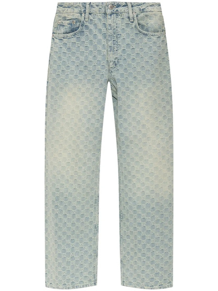  Misbhv Monogram-jacquard Jeans - Blue 