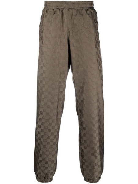  Misbhv Monogram-pattern Trackpants - Green 
