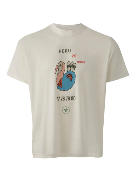 Misci Animal Game T-shirt - White 