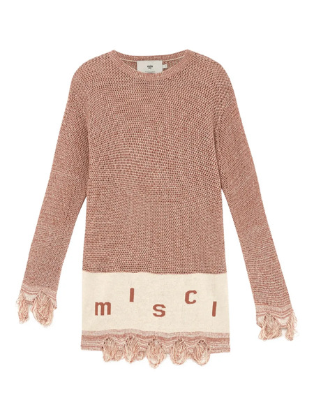  Misci Fringed Sweater - Brown 