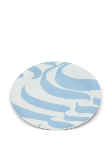  Misette Colourblock Wave Plates (set Of Four) - Blue 