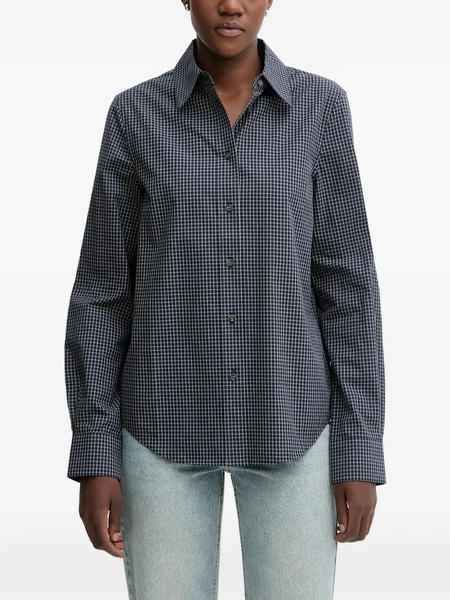  Miss Sixty Checked Buttoned Shirt - Blue 