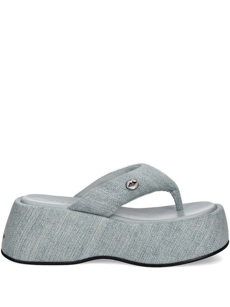  Miss Sixty Denim Slides - Blue 