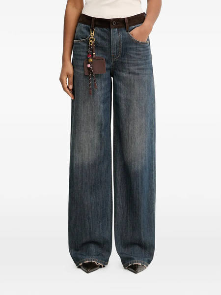  Miss Sixty Patchwork Straight-leg Jeans - Blue 