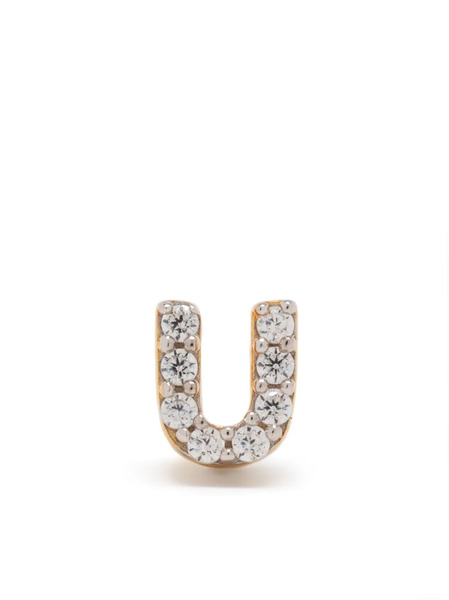  Missoma Initial Single Stud Earring - Gold 