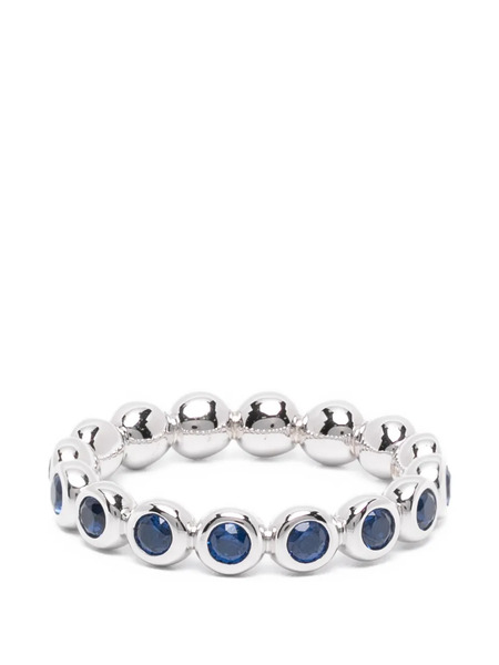  Missoma Tennis Eternity Stacking Ring - Silver 