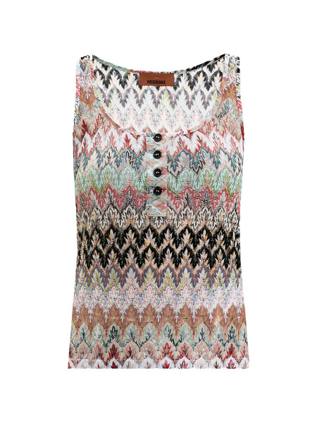  Missoni Button Patterned Top - Neutrals 