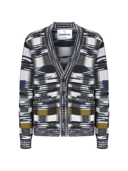  Missoni Checked-pattern Cardigan - White 