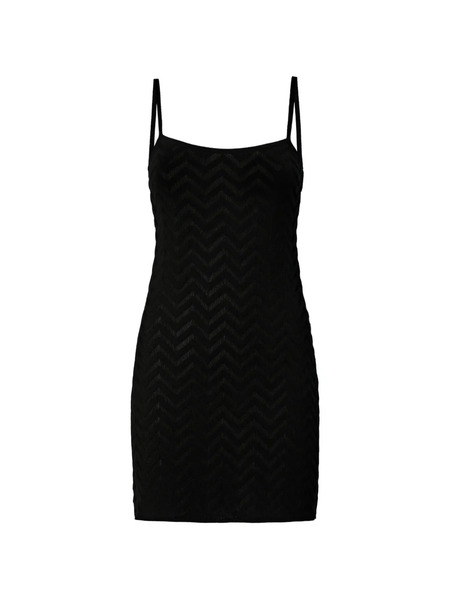  Missoni Chevron-pattern Minidress - Black 
