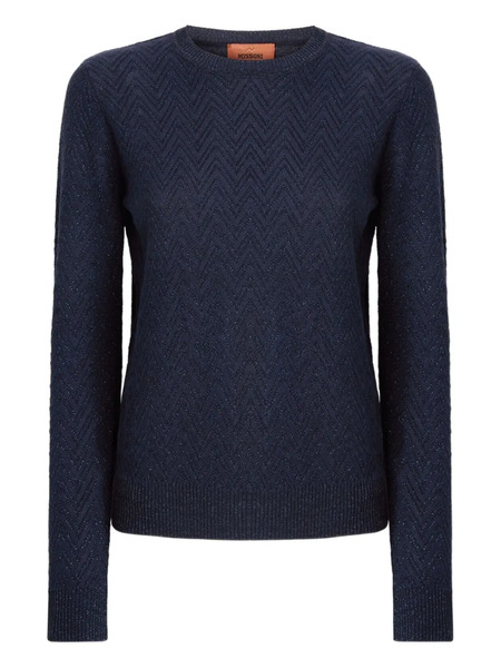  Missoni Chevron-pattern Sweater - Blue 