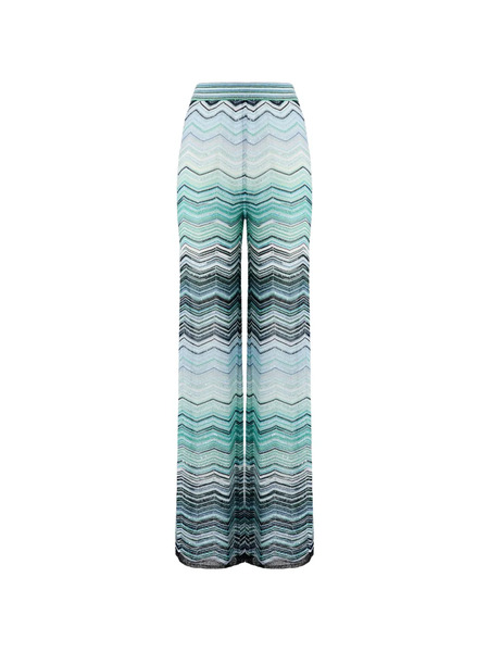  Missoni Chevron-pattern Trousers - Blue 