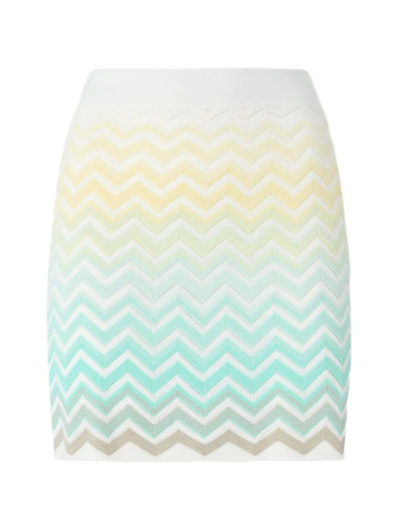  Missoni Chevron Skirt - Neutrals 